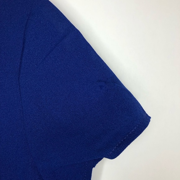 Peplum Shirt with Cut-Out Back - Picture 6 of 12